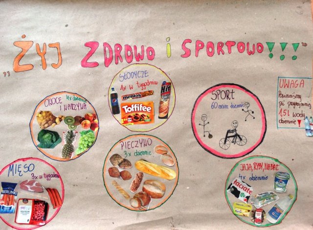\"Żyj zdrowo i sportowo\" Trzymaj formę-plakaty