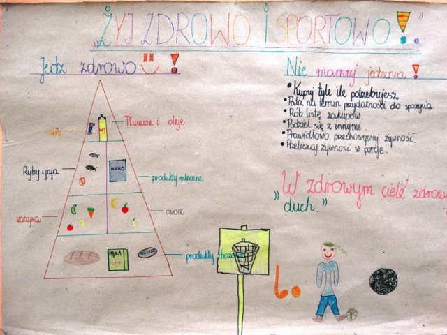 \"Żyj zdrowo i sportowo\" Trzymaj formę-plakaty