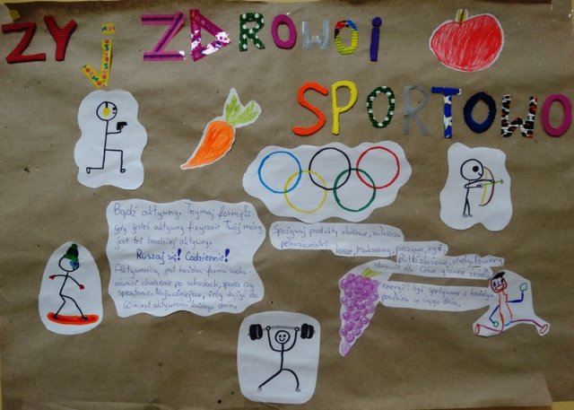 \"Żyj zdrowo i sportowo\" Trzymaj formę-plakaty