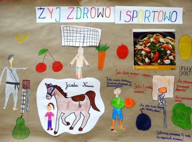 \"Żyj zdrowo i sportowo\" Trzymaj formę-plakaty